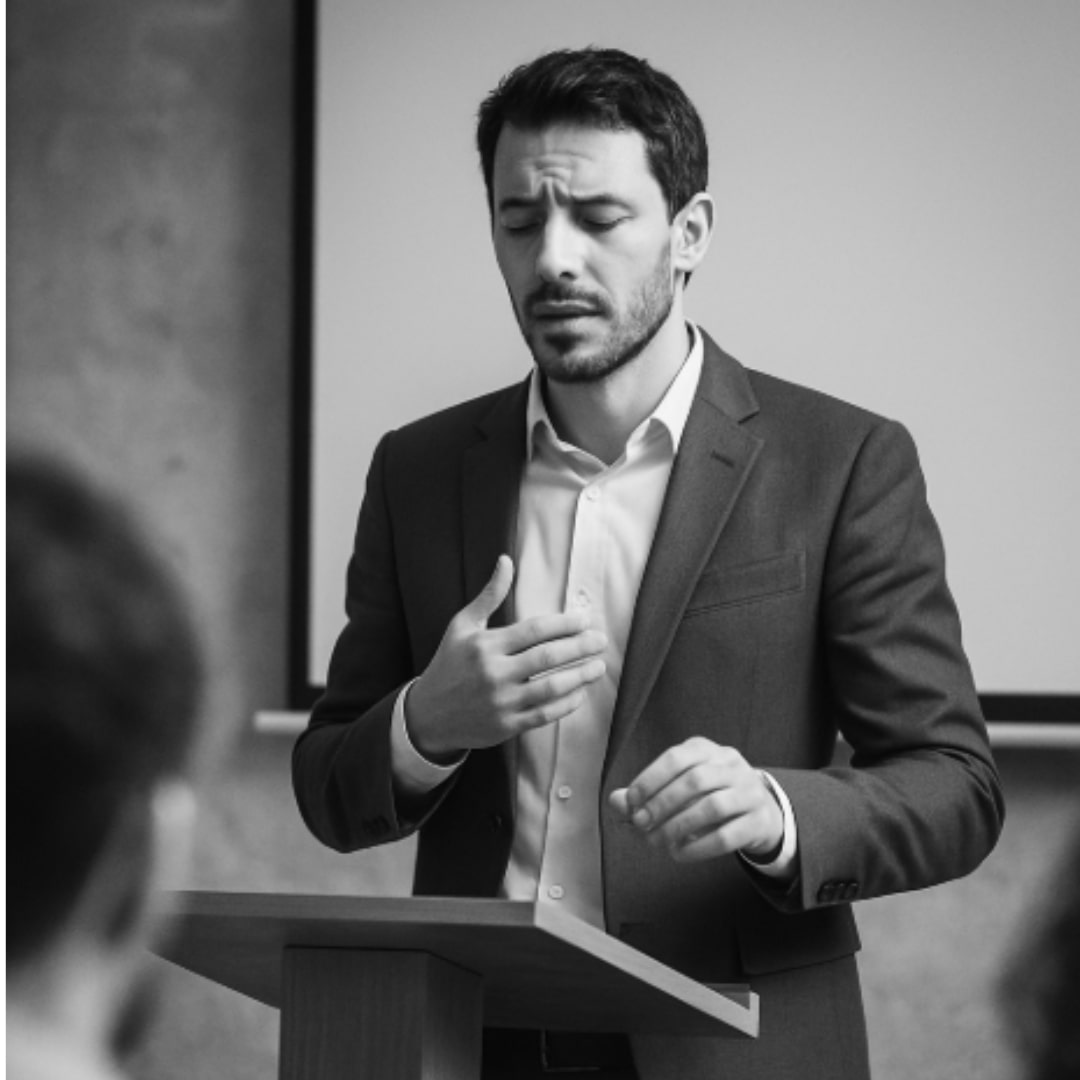 Lampenfieber Kolloquium, Masterarbeit Präsentation